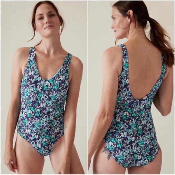 NWT Athleta Seychelles One Piece Swimsuit Size Medium - Picture 1 of 9